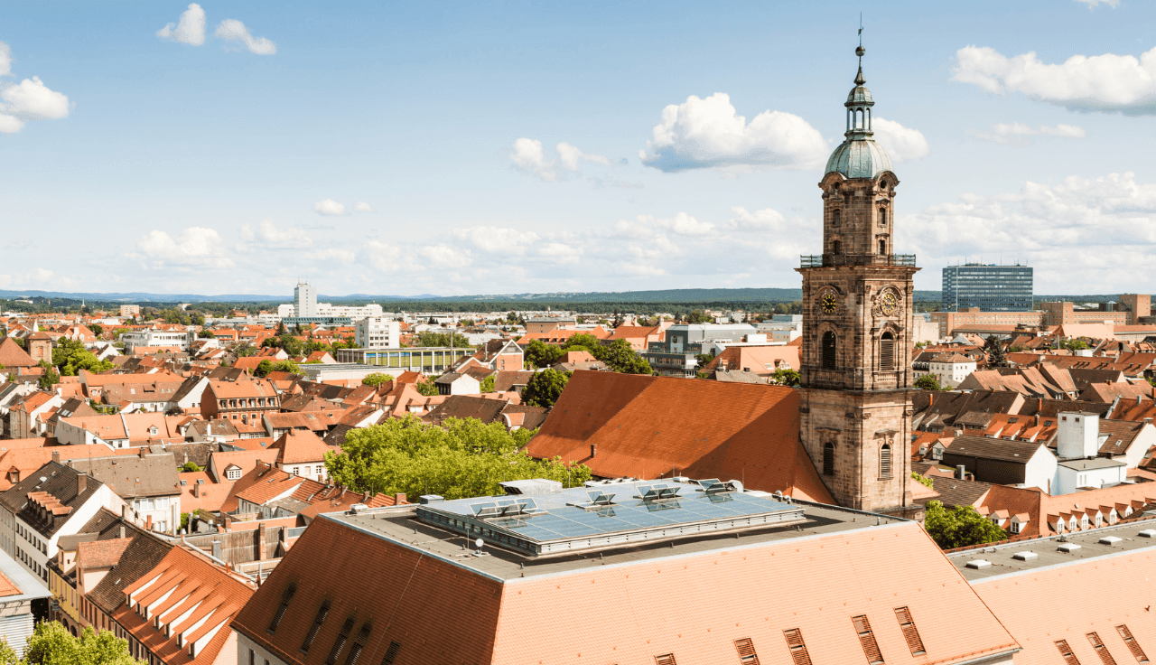Stadt Ansicht von Erlangen